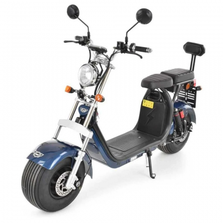 Scutere electrice - Scuter electric 1500 W, 45 km/h HECHT COCIS BLUE