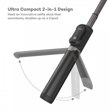Selfie Stick Tripod VAVA 2 in 1 cu Telecomanda Bluetooth detasabila [3]