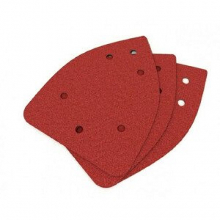 Accesorii scule electrice - Set 10 foi abrazive, granulatie 120, 140x140x80 mm, HECHT 001176620