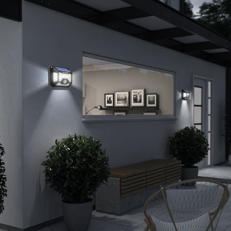 Set 2 lampi solare BlitzWolf BW-OLT3, LED, 32 leduri, incarcare solara si senzor de miscare [2]