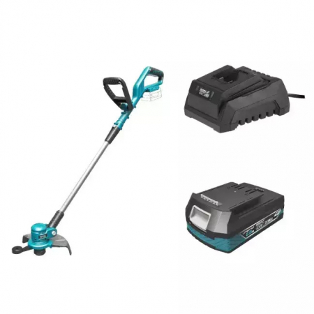 Trimmere - Set Dedra SAS+ALL: Trimmer pe acumulator 18 V + Acumulator 2,0Ah+ Incarcator pentru acumulatori