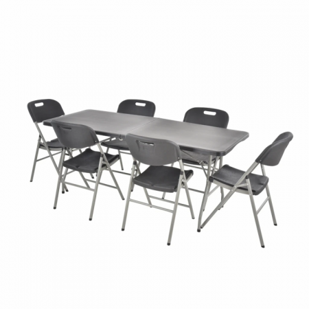 Mobila Gradina - Set mobilier de gradina 1+6, HECHT FOLDIS SET 6