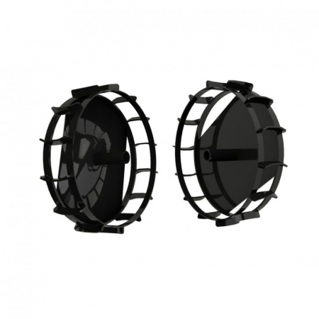 Accesorii utilaje agricole - Set roti de metal Hecht 8001004, compatibile cu Hecht 785/790bs