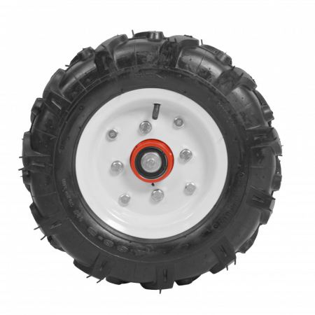Accesorii utilaje agricole - Set roti Hecht 000796 pentru motocultor Hecht 796 de cauciuc 8 inch