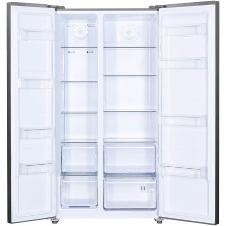 Side by side Beko GNO5322XPN, 532 l, Clasa E, NeoFrost Dual Cooling,Compresor ProSmart Inverter, Display with touch control, H 177 cm, Inox [4]