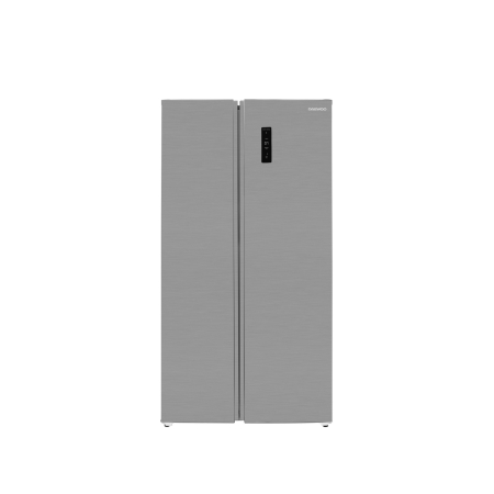 Electrocasnice Mari - Side by side Daewoo, clasa energetica E, volum net total 541litri, Total No Frost, Display pe usa, Inverter, lumina LED, Inox