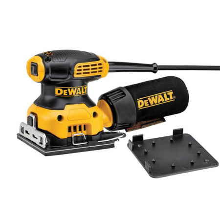 Slefuitor orBit pentru insurubat al DeWALT DWE6411-QS cu foaie abraziva 1/4, 230W, 14000 opm, 1.28kg [1]