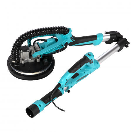 Masini slefuit pereti - Slefuitor pereti extensibil cu aspiratie Ø215, 750W, DeToolz DZ-C201