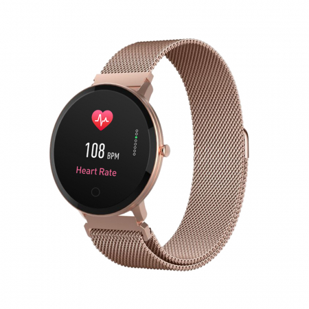 Accesorii Telefoane - Smartwatch Forever Smart ForeVive SB-320 rose gold