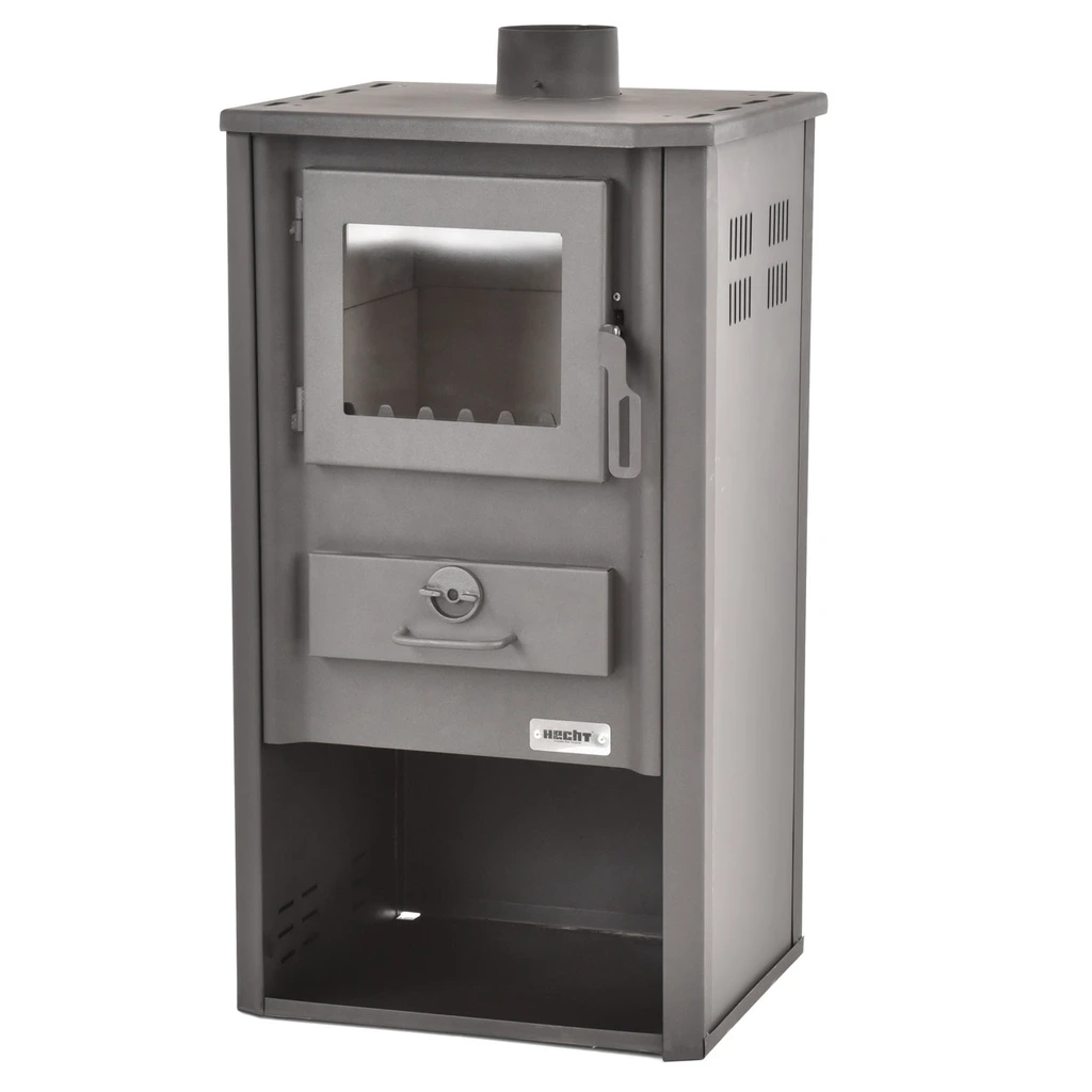 Casa si Gospodarie - Soba semineu din fonta, cu samota, 7-9 kW, HECHT FLEMIS