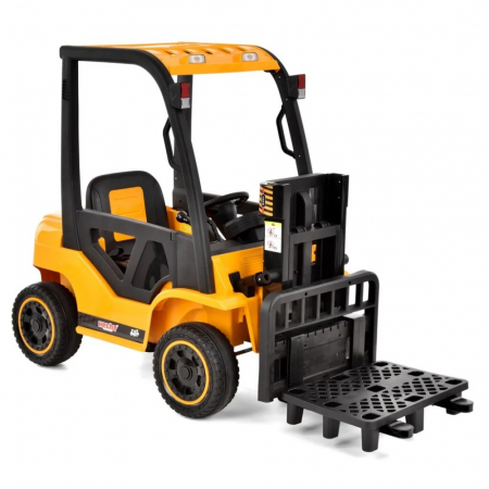 Jucarii - Stivuitor cu acumulator pentru copii - HECHT 52108 YELLOW