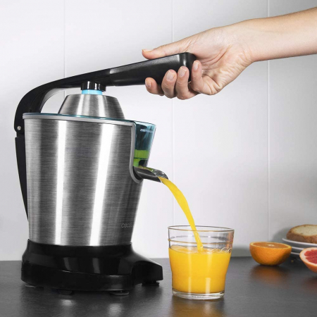 Storcator de citrice Cecotec Zitrus PowerAdjust 600, 600w, Anti picurare, 2 conuri, filtru reglabil - Negru [1]