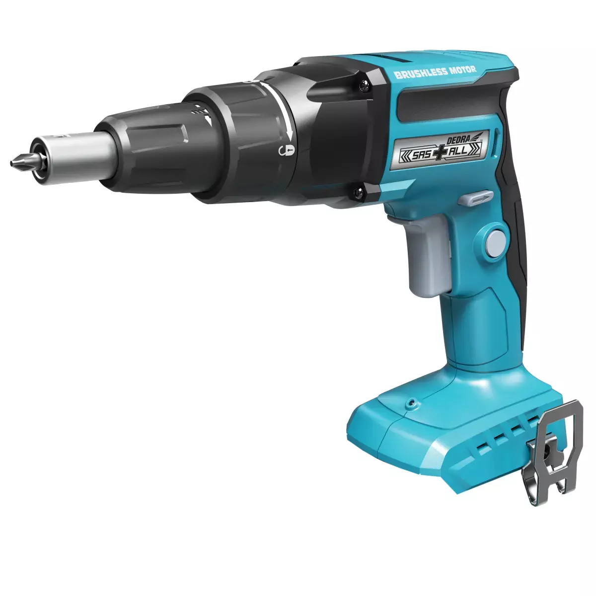 Mașini de insurubat - Șurubelniță hexagonală de 1/4", cu acumulator, 18V, fără perii, pentru gips-carton DEDRA SAS+ALL DED7156