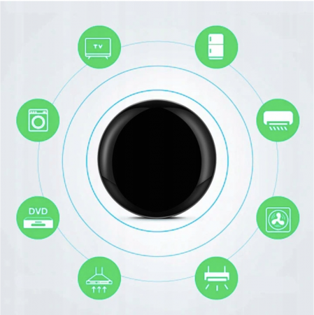 Telecomanda universala Nous L5 HUB Wi-Fi IR WiFi, control dispozitive cu infrarosu, pentru aer conditionat, televizor, sistem audio, Tuya Smart, Alexa si Google Assistant [2]