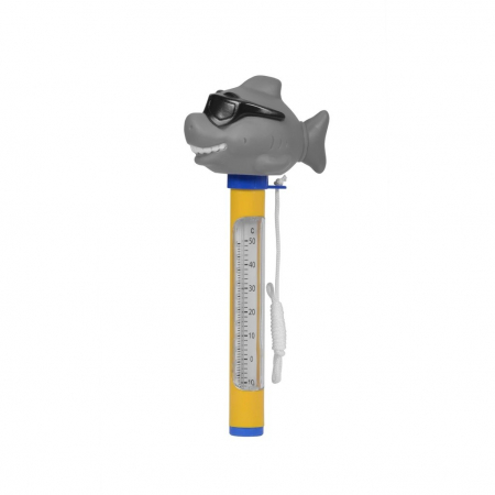 Timp liber - Termometru pentru piscina Hecht 060511 cu ornament in forma de rechin
