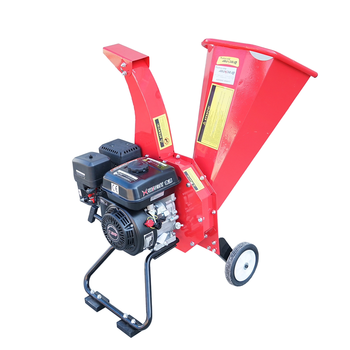 Tocător de crengi - Tocator crengi pe benzina, diametru taiere 50mm, viteza taiere 2800 rpm, 202cc/ 7CP, Breckner Germany