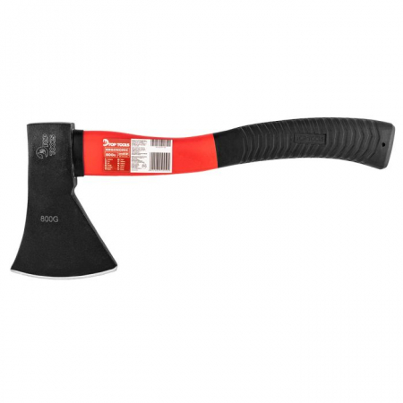 Topoare - Topor 800 g, maner din fibra de sticla 05A208 TOP TOOLS
