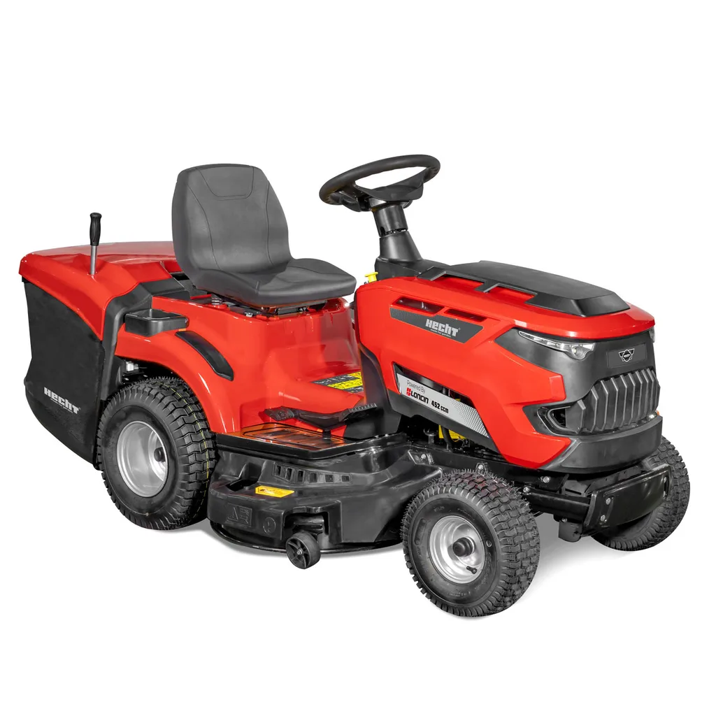 Tractorase de tuns gazonul - Tractor pentru gazon, latime de lucru 102 cm, 17 CP, HECHT 5102 TWIN