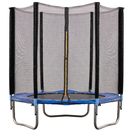 Trambuline - Trambulina cu plasa de protectie exterioara, 183 cm, 150 kg, albastru