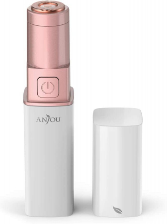 Ingrijire personala - Trimmer facial femei Anjou AJ-PCA024, pentru mustata, parul facial, baterie reincarcabila