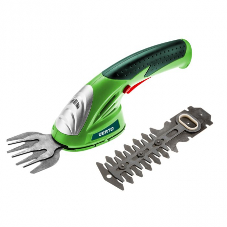 Foarfeca electrica gradina - Trimmer gazon si iarba, accumulator 7.2V, Li-Ion 52G311 VERTO