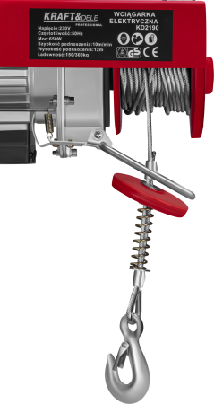 Troliu electric 230V, 650W, sarcina max 300 kg, Kraft&Dele KD2190 [4]