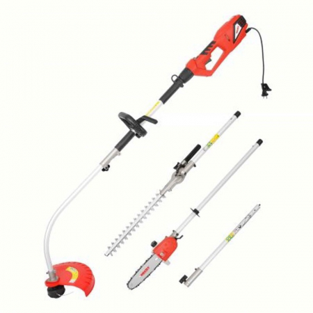 Trimmere - Unealta multifunctionala Hecht 690, 3 in 1, gazon / gard viu / fierastrau, 900 W
