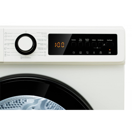 Uscator de rufe cu pompa de caldura LDK Higeea 7DPW, Slim, Capacitate 7 Kg, 15 programe, Antisifonare, Selectare nivel uscare, Amanare pornire, Selectare durata uscare, Alb [2]