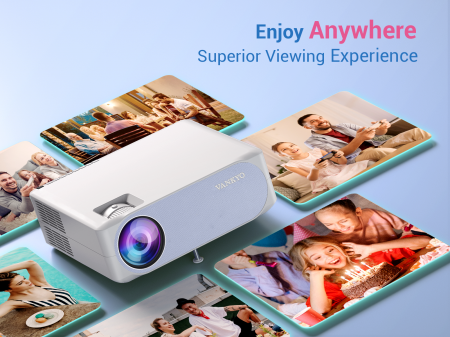 Videoproiector VANKYO Performance V630W, 6000 Lumeni,Wifi,  Native 1080p, LED, HDMI, VGA, AV, USB, Geanta de transport, Telecomanda, Cablu HDMI - Resigilat [1]