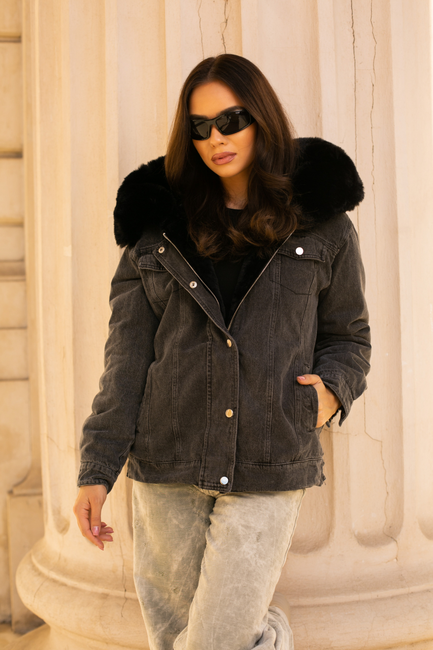 Geaca cu 2 fete Monati - Urban Luxe Negru [5]