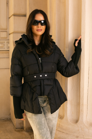 IMBRACAMINTE DE EXTERIOR - Geacă puffer - Black Heart