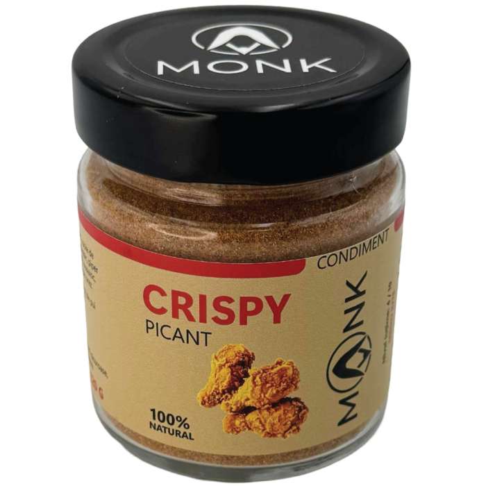 Condiment Crispy Picant MONK – Mix de Condimente pentru Pui Crispy, Strips, Wings și Fingers, Picant Mediu [4]