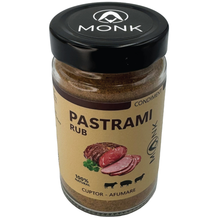 Dry Rub Pastrami MONK – Condiment pentru Pastramă, Afumare și Grill [3]