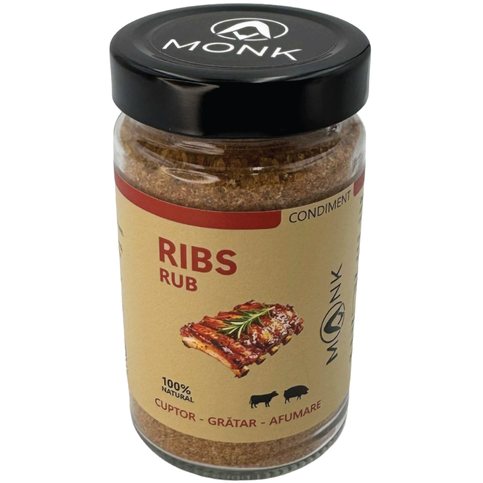 Dry Rub Ribs MONK – Condiment pentru Coaste BBQ Fragede și Grill [4]