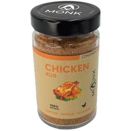 Dry Rub Chicken MONK – Condiment pentru Pui, Rotisor, Cuptor și Afumătoare [3]
