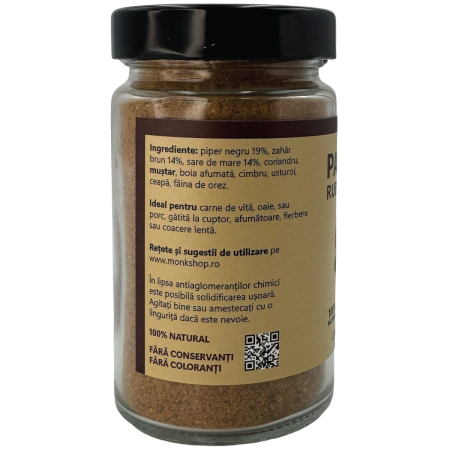 Dry Rub Pastrami MONK – Condiment pentru Pastramă, Afumare și Grill [1]