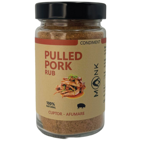 Dry Rub - Dry Rub Pulled Pork MONK – Condiment pentru Porc, BBQ și Slow Cooking