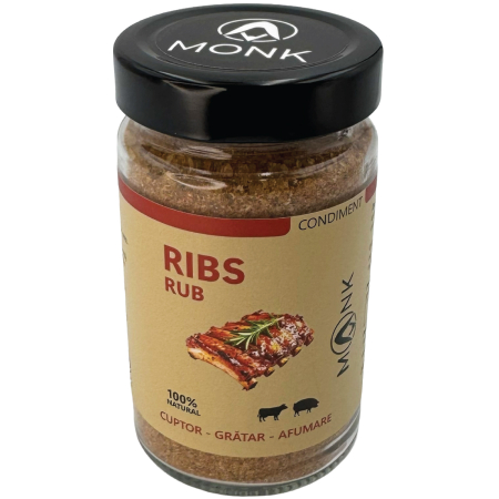 Dry Rub Ribs MONK – Condiment pentru Coaste BBQ Fragede și Grill [3]