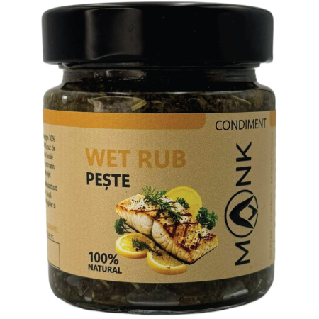 Wet Rub Pește MONK – Pastă de Condimente pentru Pește