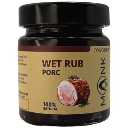 Wet Rub - Wet Rub Porc MONK – Pastă de Condimente pentru Carne de Porc