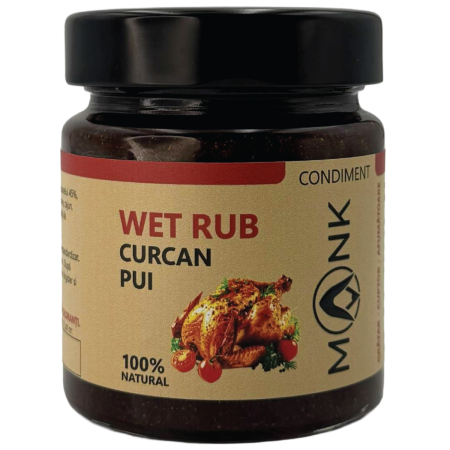 Wet Rub - Wet Rub Pui & Curcan MONK – Pastă de Condimente pentru Carne de Pasăre