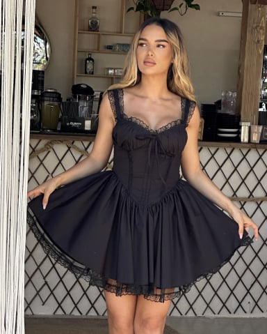 Rochii Casual | Boho Chic - Rochie Oli - Negru