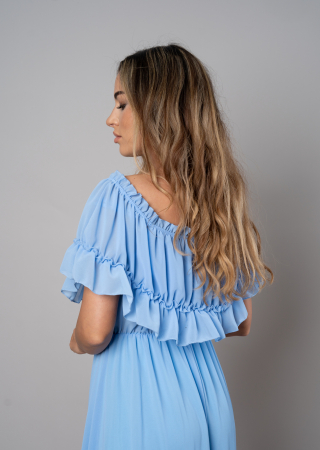 Rochie Voal Baby Bleu - Marime Universala [4]