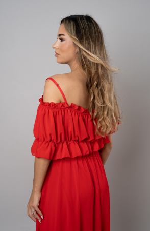 Rochie Voal Lunga Rosie - Marime Universala [1]