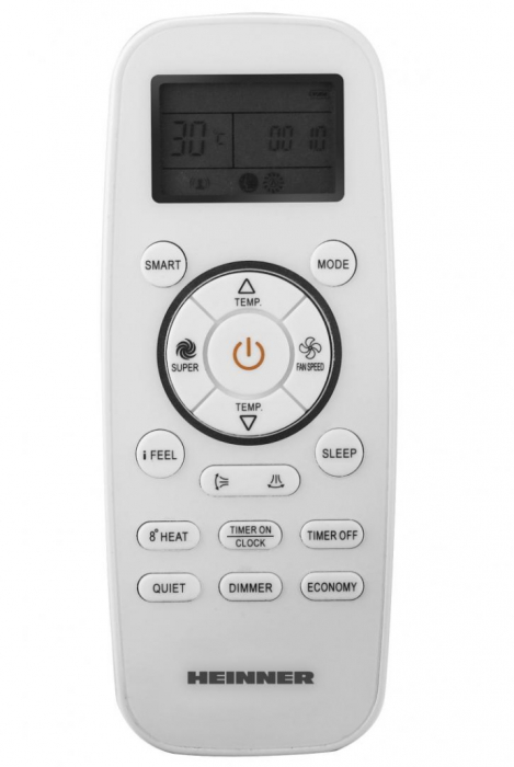 Aparat de aer conditionat Heinner 18000 BTU, Clasa A++, Kit instalare 3m, functie iFeel, HAC-HS18KIT++, Alb [3]