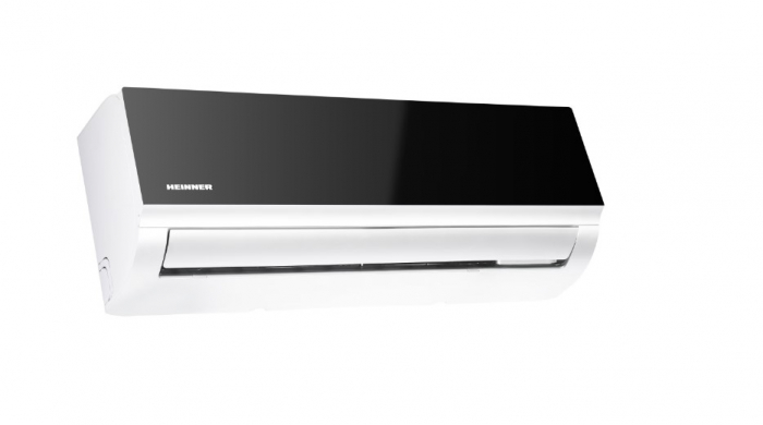 Aparat de aer conditionat Heinner Mirror 12000 BTU Wi-Fi, HAC-MRB12WHWIFI,Functie incalzire, Filtru cu densitate ridicata, Follow me, Clasa A++, negru oglinda cu carcasa alba [2]