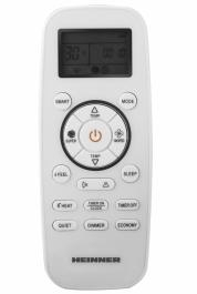 Aparat de aer conditionat Heinner HAC-HS09KIT+, 9000 BTU, kit instalare inclus, functie iFeel, functie Quiet, timer, auto restart, Clasa A++ Alb [3]