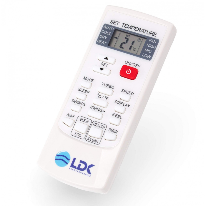 Aparat de aer conditionat LDK Aeolus ProDesign 18K, Clasa A++, Putere 5.3 kW, Inverter, Putere maxima 18.000 BTU, Anti mucegai, SelfClean, Sleep, Eco, Timer, Wi-Fi, Self Diagnosis, Turbo, Afisaj LED [4]