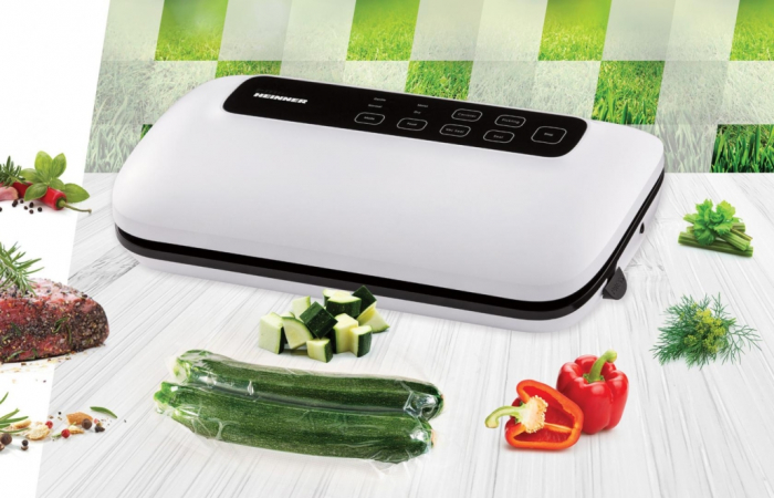 Aparat de vidat si sigilat Heinner Infinity Pack HAV-EDC120WH, vidare umeda/ uscata, functie de marinare, panou de comanda tactil, furtun pentru vidarea caserolelor, cutter incorporat, compatibil cu p [2]