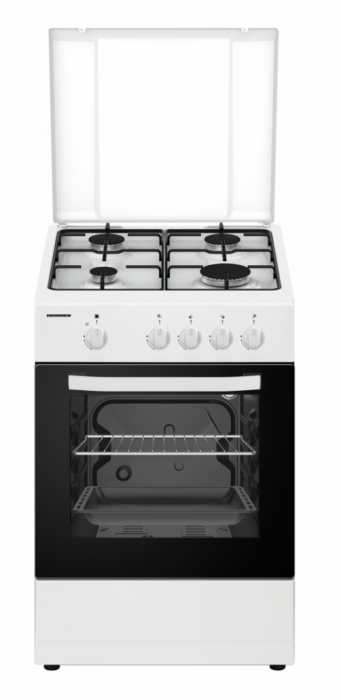 Aragaz Heinner HFSC-SME50WH, Gaz, 4 arzatoare, Dis... [1]
